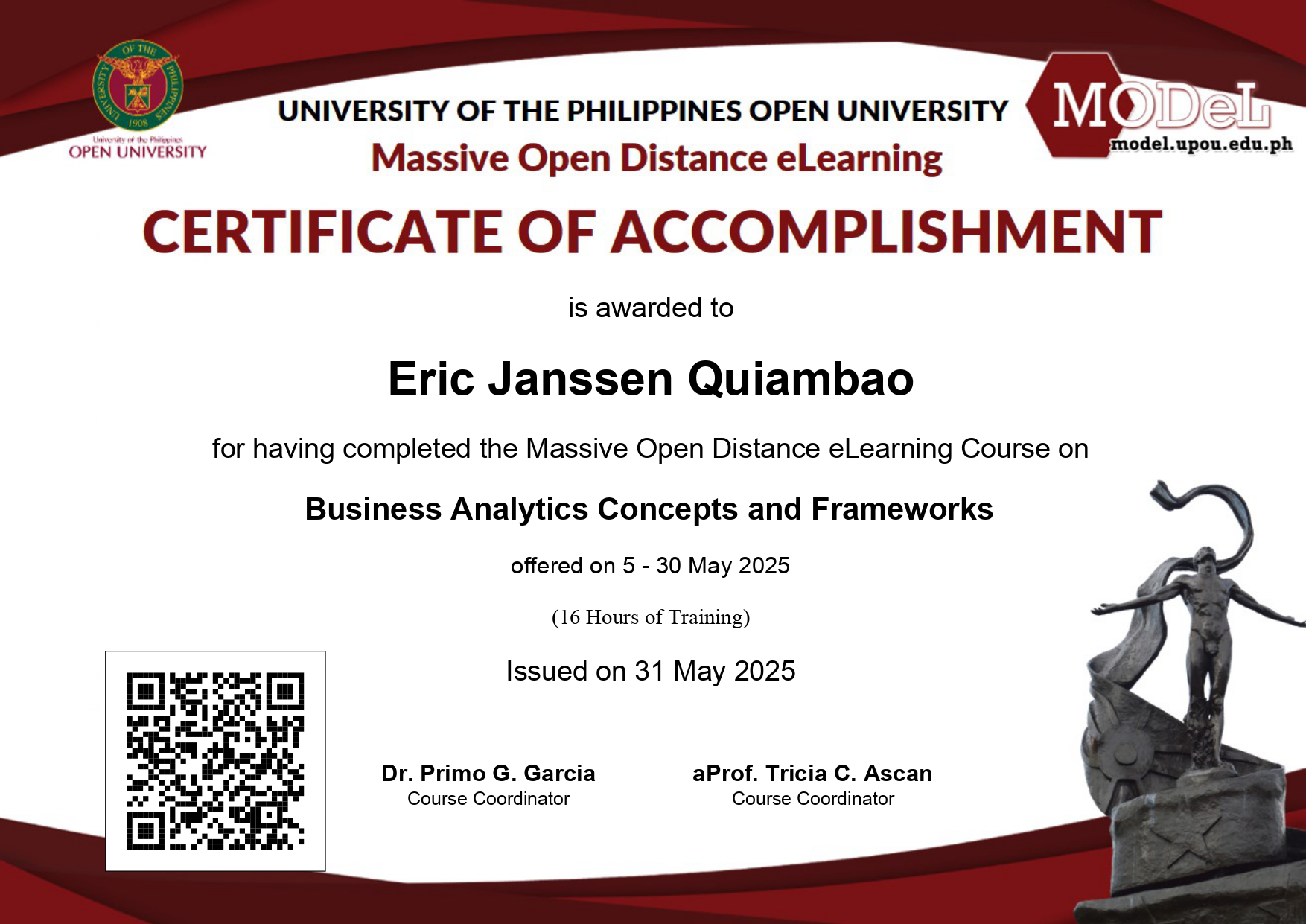 Certificate 1